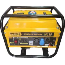 Gerador Gasolina 3500w 7hp 212cc Partida Manual 127 / 220V Alternador em Cobre 4t Com Avr