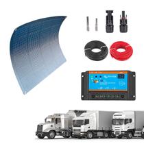 Gerador Solar Veicular 100W 20A com Placa Flexível