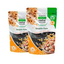 Gergelim Preto 100% Orgânico Alta Qualidade Kit 2 100g