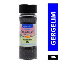 Gergelim Preto 70g Especiarias Condinew Fonte de Ferro e Cálcio Rico em Antioxidantes Tamanho:Único Gergelim Preto 70g Especiarias Condinew Fonte de Ferro e Cálcio Rico em Antioxidantes Tamanho:Único