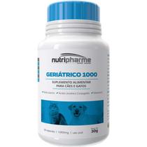 Geriátrico 1000 Suplemento Alimentar para Cães e Gatos - 30 Cápsulas