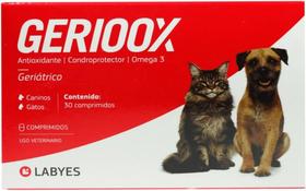 Gerioox Condroprotetor Anti-idade Cães Gatos 30 Cpr - Labyes