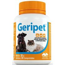 Geripet - 30 Comprimidos Suplemento P/ Cães E Gatos Idosos - VETNIL