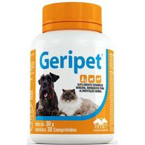 Geripet - 30 Comprimidos Suplemento P/ Cães E Gatos Idosos