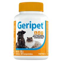 Geripet Vetnil Suplemento Vitamínico e Nutricional para Cães e Gatos Idosos 30 Comprimidos Geripet Vetnil Suplemento Vitamínico e Nutricional para Cães e Gatos Idosos 30 Comprimidos