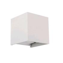 Germany arandela free led 6w 3000k quadrada branco ip65