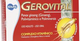 GEROVITAL 60 CAPSULAS EMS - Revitalizador e Energético
