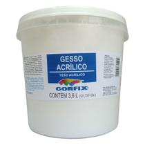 Gesso Acrilico Corfix 3,6 Litros Gesso Acrilico Corfix 3,6 Litros