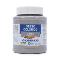 Gesso Colorido 250ml Corfix - Cinza Gesso Colorido 250ml Corfix - Cinza