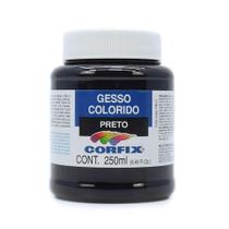 Gesso Colorido 250ml Corfix - Preto