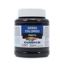 Gesso Colorido 250ml Corfix - Preto Gesso Colorido 250ml Corfix - Preto