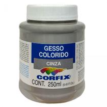 Gesso Colorido Cinza Corfix 250ml P/ Tela Mdf Artesanto Gesso Colorido Cinza Corfix 250ml P/ Tela Mdf Artesanto