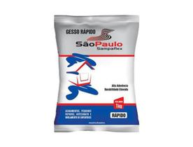 Gesso Estuque 1kg Rapido Sampaflex