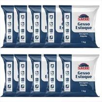 Gesso Estuque Secagem Rapida Artesanato 1kg Lacxe 15 Unid Gesso Estuque Secagem Rapida Artesanato 1kg Lacxe 15 Unid