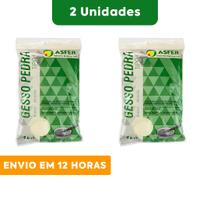 Gesso Pedra Artesanatos Moldagens Tipo 3 Asfer Pacote de 1 Kg
