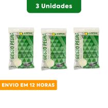 Gesso Pedra Artesanatos Moldagens Tipo 3 Asfer Pacote de 1 Kg