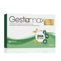Gestamax Gold caixa com 30 cápsulas gelatinosas moles