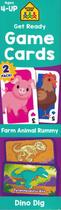 Get ready game cards farm animal rummy & dino dig 2-pack - SZ - SCHOOL ZONE