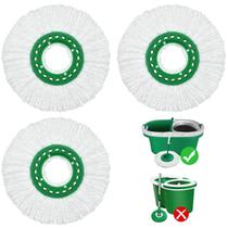 GFRED de substituição de cabeça de esfregão para Libman Tornado Spin Mop (pacote com 3)