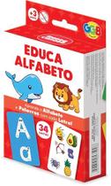 GGB Plast Brinquedo Educativo Cartas Educa Alfabeto 34 Cards GGB Plast Brinquedo Educativo Cartas Educa Alfabeto 34 Cards