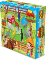 GGB Plast Kit Fazendinha Brinquedo Educativo Crianças Infantil Animais, Multicor GGB Plast Kit Fazendinha Brinquedo Educativo Crianças Infantil Animais, Multicor