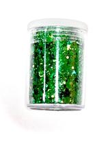 GH3-B Glitter Chunky holográfico Poliéster Importado resina unha 100gr- GRASS - confeitaria dos moldes