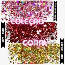 GHC6 Glitter Chunky holográfico Poliéster Importado resina unha 30gr GHC6 Glitter Chunky holográfico Poliéster Importado resina unha 30gr