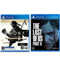 Ghost Of Tsushima Diretor + The Last Of US 2 PS 4 Mídia Física em Português Ghost Of Tsushima Diretor + The Last Of US 2 PS 4 Mídia Física em Português