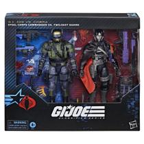 GI De 6 Polegadas Joe Steel Corps Commander Vs Twilight Guard Action Figure Pacote Com 2 Hasbro
