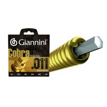 Giannini - Encordoamento .011 .052 de Aço Para Violão CA82 SL
