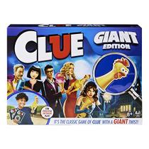 Giant Clue Classic Mystery Party Retro Board Game com um Grande Toque: Grandes Quartos, Cartões Gigantes e Ferramentas de Espuma, para Crianças e Famílias Com 8 anos ou mais