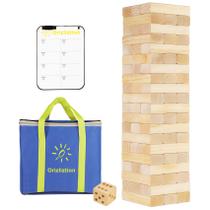 Giant Tumbling Tower Game Orizliztion Outdoor 3,5 pés 60 unidades