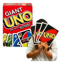 Giant Uno Jogo Cartas Mattel Original Uno Gigante 108 Cartas