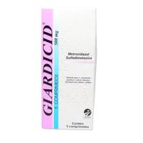 Giardicid 500mg 5 comp. CEPAV Giardíase - Cepav Castel