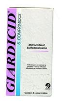 Giardicid 500mg para Cães e Gatos - 5 Comps