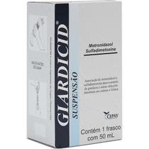 Giardicid Suspensão 50ml Cepav Tratamento Giardia
