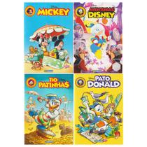 Gibi Disney Culturama Edição 58 Tio Patinhas Mickey Pato Donald Histórias Curtas Kit 4 Vols