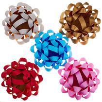 Gift Bows Hallmark Kraft Paper (5 laços: dourado, branco, azul, vermelho, rosa) Gift Bows Hallmark Kraft Paper (5 laços: dourado, branco, azul, vermelho, rosa)