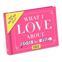 Gift Journal Knock Knock O que eu amo em você Livro