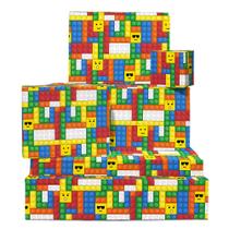 Gift Wrap Central 23 Lego Building Blocks com 6 folhas Gift Wrap Central 23 Lego Building Blocks com 6 folhas