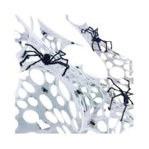 Gigante Halloween Stretchy Web para decoração ao ar livre, cortar seu próprio Webbing, rede de carne Gigante Halloween Stretchy Web para decoração ao ar livre, cortar seu próprio Webbing, rede de carne