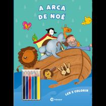 Gigante ler e colorir com lápis - A arca de Noé -