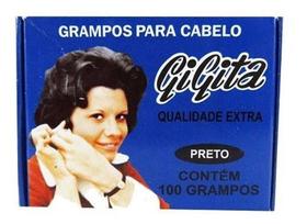 Gigita grampos 5 preto 100un