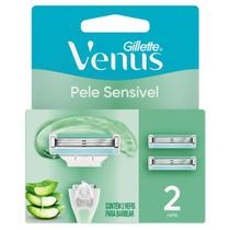 Gillette Carga Para Aparelho De Depilar Venus Sensitive 2un.