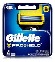Gillette Fusion Proshield Com 4 Cartuchos - GILLETE