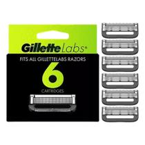 Gillette Labs Lâminas Barbear C/Barra Esfoliante -6 Recargas Gillette Labs Lâminas Barbear C/Barra Esfoliante -6 Recargas