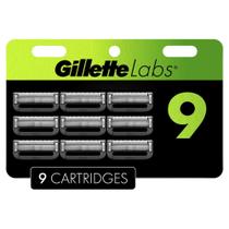 Gillette Labs Lâminas Barbear C/Barra Esfoliante -9 Recargas