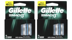 Gillette Mach Carga para Aparelho de Barbear Gillette Mach3