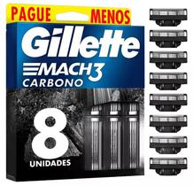 Gillette Mach3 Carnobo Carga De Barbeador - Leve 8 Pague 6