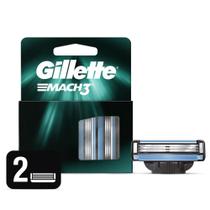 Gillette Mach3 com ( 2 unidades na caixa) Gillette Mach3 com ( 2 unidades na caixa)